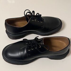 Dr. Martens Black Women's Lace-Up Flats